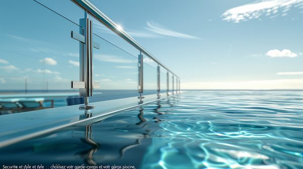 Sécurité et style : choisissez votre garde-corps piscine