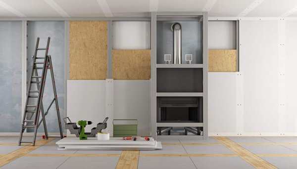 idées pour rénover une vieille cheminée en marbre